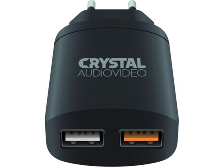 Image of FAST CHARGER CRYSTAL AUDIO 3A USBX2