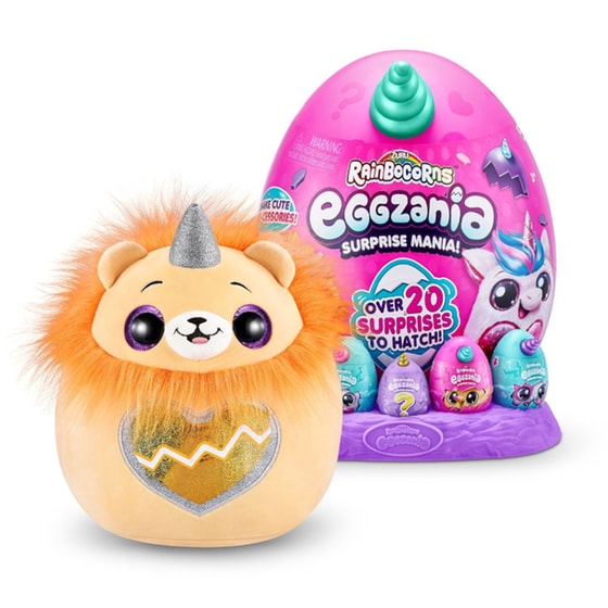 Λούτρινο ZURU Rainbocorns Eggzania Surprise Mania Αυγό Έκπληξη Σειρά 1 - 6 Σχέδια (26cm) - Τυχαία Επιλογή Σχεδίου image 5