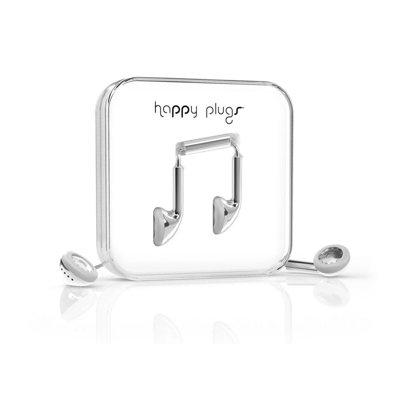 Handsfree Happy Plugs Earbud Ασημί