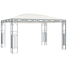 Κιόσκι Vidaxl Ατσάλι 400x300cm - Κρεμ