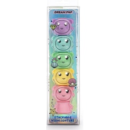 Μαρκαδόρος Υπογράμμισης Dream Pop Stackable Axolotl (5 Τεμάχια)