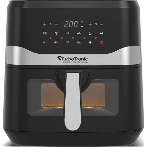 TURBOTRONIC TT-AF7W με Αποσπώμενο Κάδο 1600 W 7.5 L Μαύρο Φριτέζα Αέρος image 0
