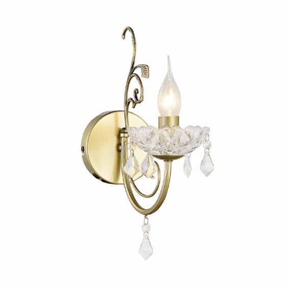 Απλίκα Τοίχου Aca Faberge Dla12151w Μεταλλική 12x27x37 cm - Χρυσή image 0