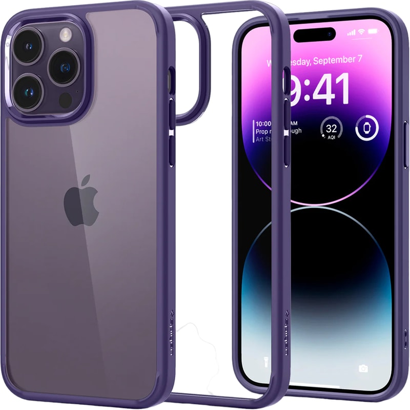 Θήκη Apple iPhone 14 Pro – Spigen Ultra Hybrid – Deep Purple