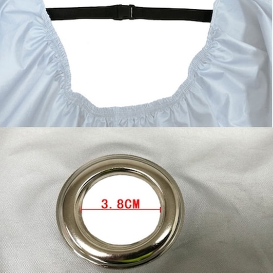 Κουκούλα - Αδιάβροχο Κάλυμμα Μοτοσυκλέτας Με Λάστιχο Και Ιμάντα Herobiker image 1