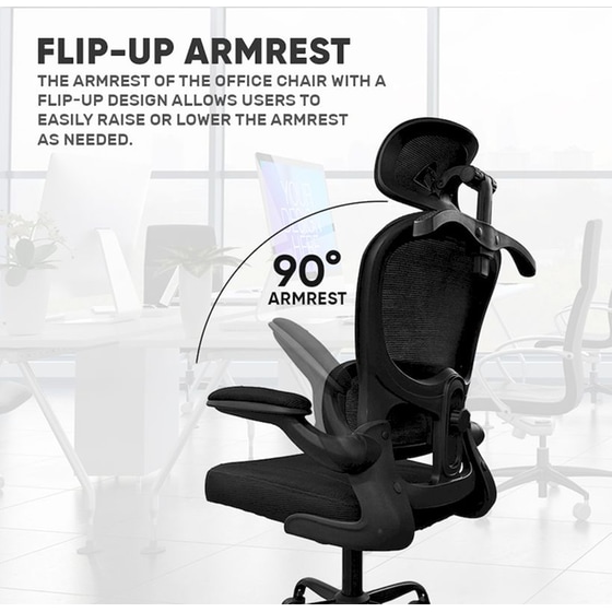 Gaming Καρέκλα Armaggeddon Vertebrae V3 από Ύφασμα Mesh  - Μαύρη image 6