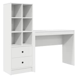 Γραφείο VidaXL 145,5x40x127 cm - Λευκό (2 τεμ.)