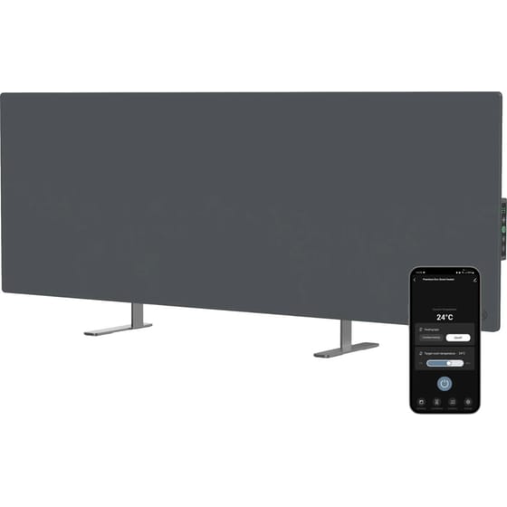 Θερμομπός Τοίχου AENO Premium Eco Smart LED AGH0005S 700 W με Wi-Fi image 1