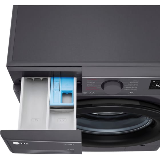 LG F2WV308S6AB Slim με Direct Drive Μοτέρ 8.5 kg 1.200 Στροφές Ανθρακί Πλυντήριο Ρούχων image 7