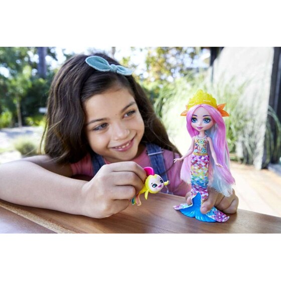 Κούκλα Mattel Enchantimals Royals - Radia & Flo Γοργόνα Ουράνιο Τόξο (HCF68) image 3