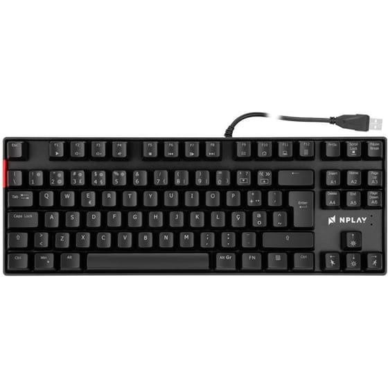 Nplay Conquer 1.0 Gaming Μηχανικό Ενσύρματο Πληκτρολόγιο RGB Μαύρο (US) image 2