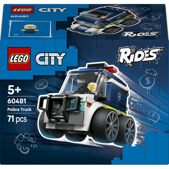 LEGO® City Οχήματα – Αστυνομικό Φορτηγό (60481) image 0