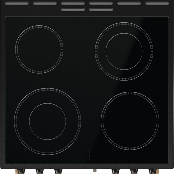 Ηλεκτρική Κουζίνα Κεραμική GORENJE GECS6B70CLB 71 lt Μαύρο image 1