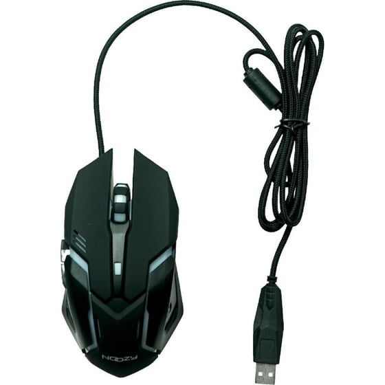 Noozy GM-32 6D RGB Gaming Ενσύρματο Ποντίκι Μαύρο with Mousepad image 2