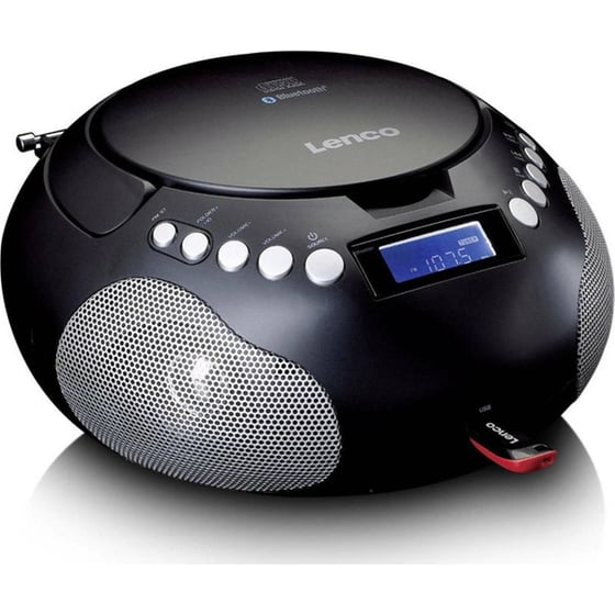 Hi‑Fi CD Player Lenco SCD‑331BK με CD/Radio – Μαύρο/Μπλε image 2