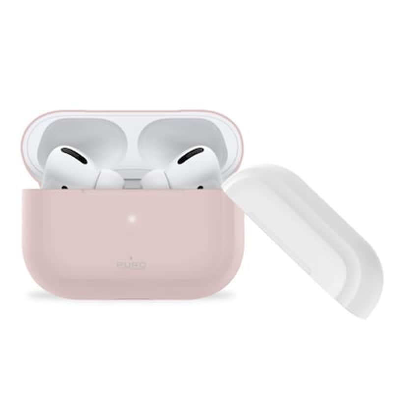 PURO Θήκη Ακουστικών Puro Silicon Case για Apple AirPods Pro - Ροζ
