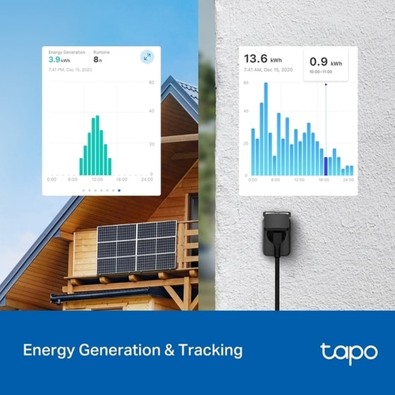 TP-Link Tapo P410M Smart WiFi Outdoor Plug Black image 6