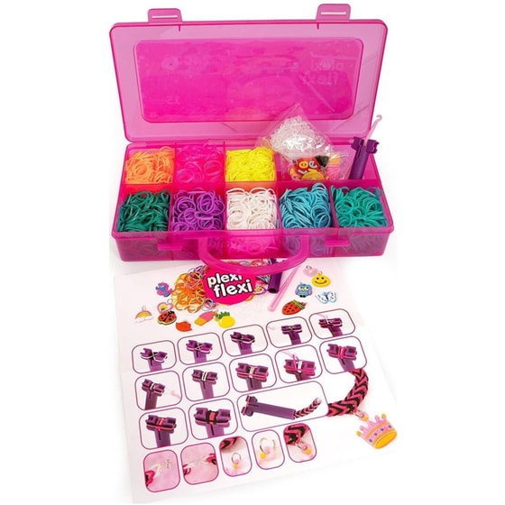 Plexi Flexi Θήκη Με 2400 Λαστιχάκια & 15 Αξεσουάρ image 3