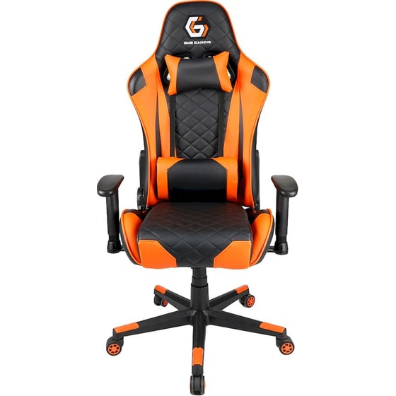 Gaming Καρέκλα Gembird GC-03-BO από Τεχνητό Δέρμα - Μαύρο/ Πορτοκαλί image 1
