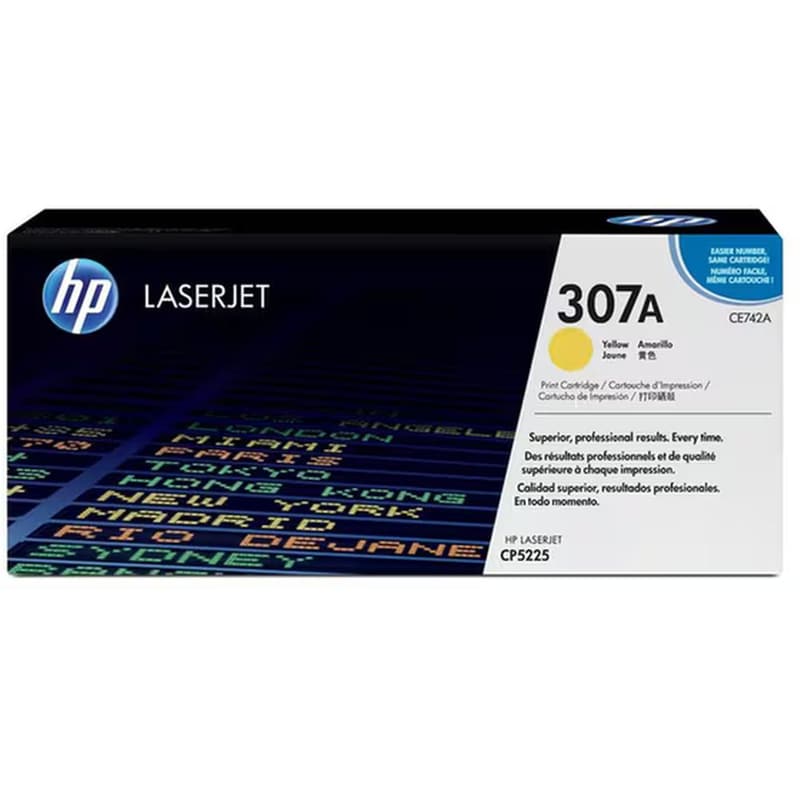 HP 307A Toner CE742A - Κίτρινο