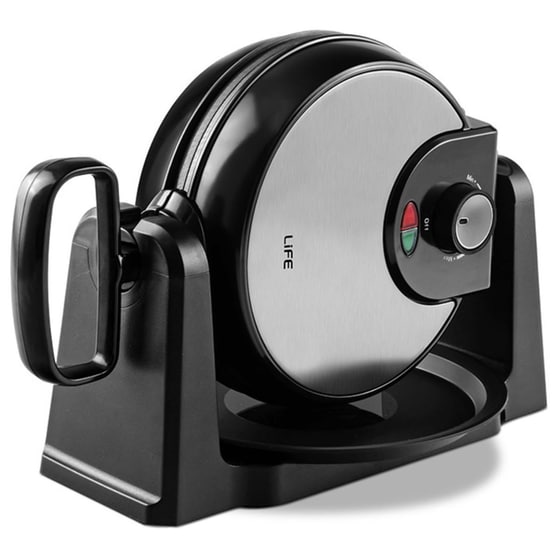 LIFE Waffle Pro Rotary Waffle Maker 1000 W 4 Θέσεων Μαύρο Βαφλιέρα image 2