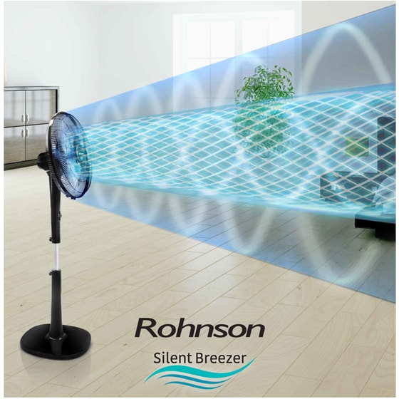 ROHNSON R-8600 Ανεμιστήρας Δαπέδου 28W 40 cm με Τηλεχειριστήριο image 3