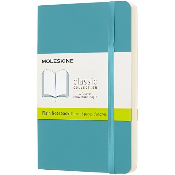 Σημειωματάριο Moleskine Classic Plain Γαλάζιο Pocket (1 Τεμάχιο) image 0