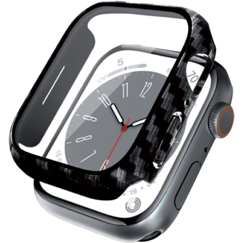 Θήκη Crong Hybrid Watch Case για Apple Watch 44mm - Carbon