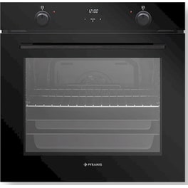 PYRAMIS PO78052009PBL 78 Lt Μαύρο Εντοιχιζόμενος Φούρνος Άνω Πάγκου