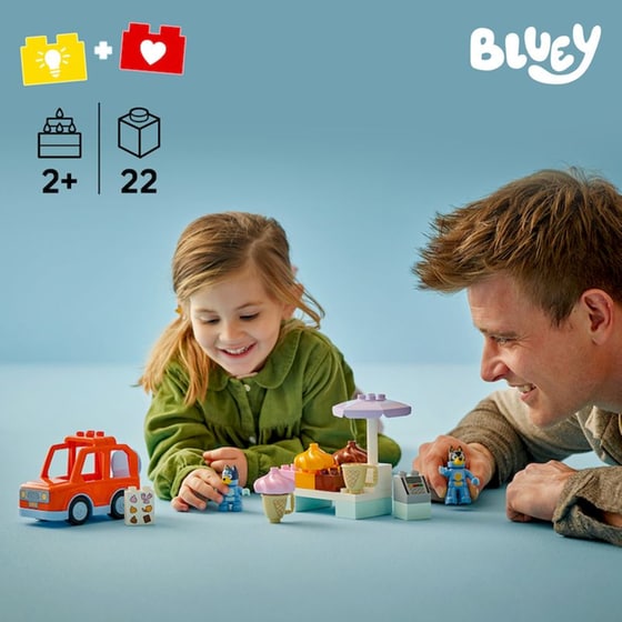 LEGO® DUPLO® Bluey Βόλτα για Παγωτό με τη Μπλούι (10458) image 1