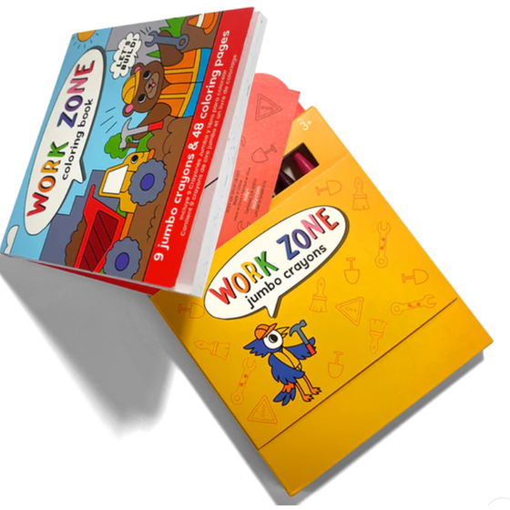 Σετ Ζωγραφικής & Κηρομπογιά Ooly Jumbo Work Zone (10 Τεμάχια) image 1