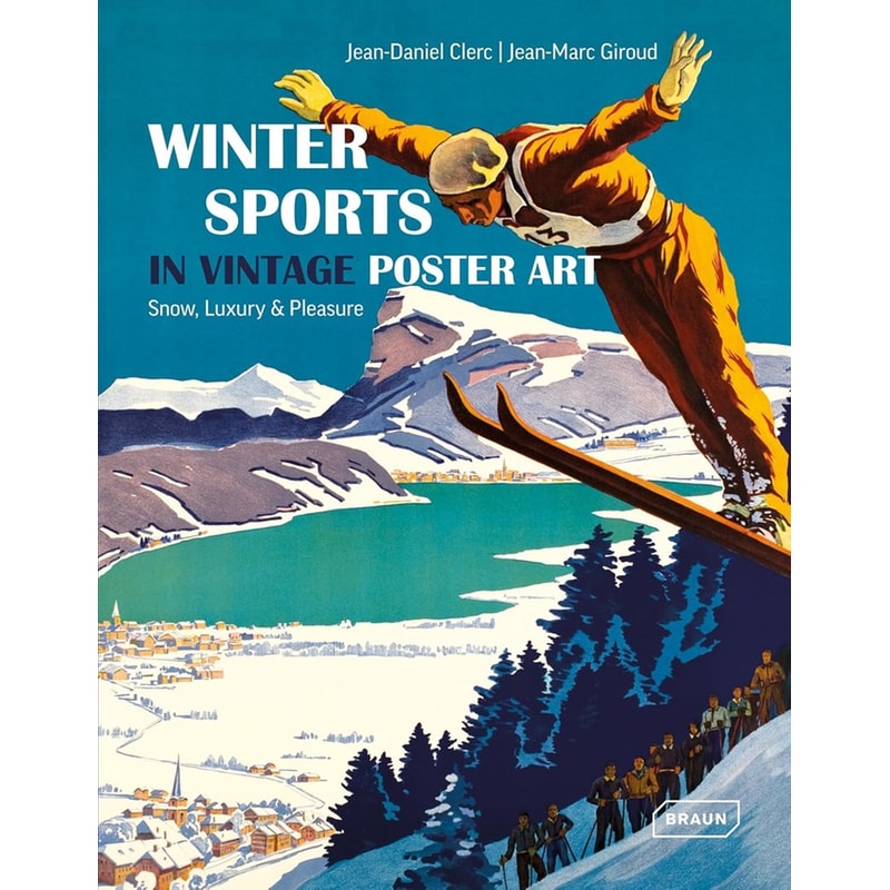 Winter Sports in Vintage Poster Art