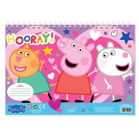 Μπλοκ Ζωγραφικής Διακακης Αεβε Peppa Pig 23X33Cm A4 40 Φύλλων image 2
