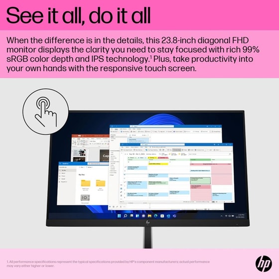 HP E24t G5 23.8'' FHD IPS Flat 60Hz 5ms image 5