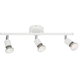 Σποτ Τρίφωτο Aca Trinity Mc634wh3 Μεταλλικό - Λευκό