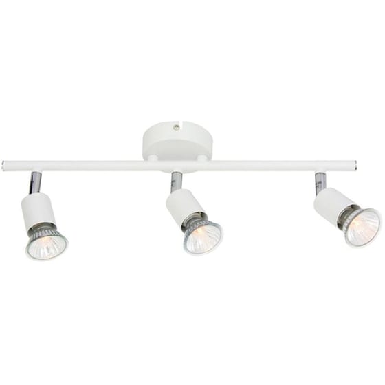 Σποτ Τρίφωτο Aca Trinity Mc634wh3 Μεταλλικό - Λευκό image 0