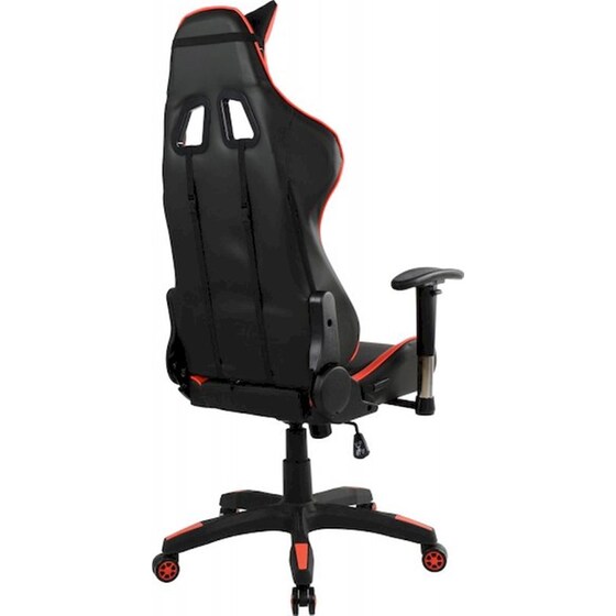 Καρέκλα Gaming 24Mall Zen C500253 από Δερματίνη - Μαύρη/Κόκκινη image 3
