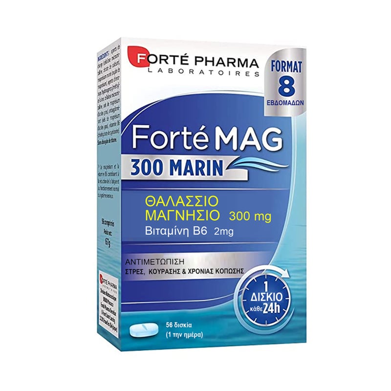 Μέταλλα Forte Pharma Magne 300 Marin - 56 ταμπλέτες