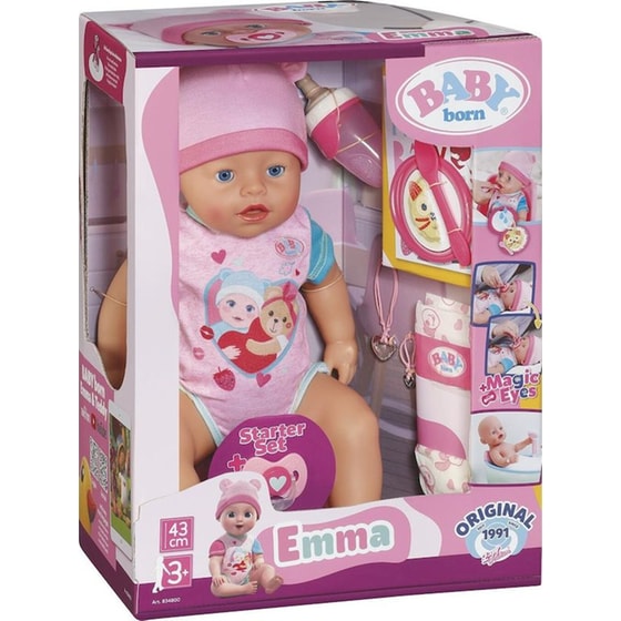 MGA Entertainment Διαδραστική Κούκλα Μωρό BABY born Emma (43cm) image 0