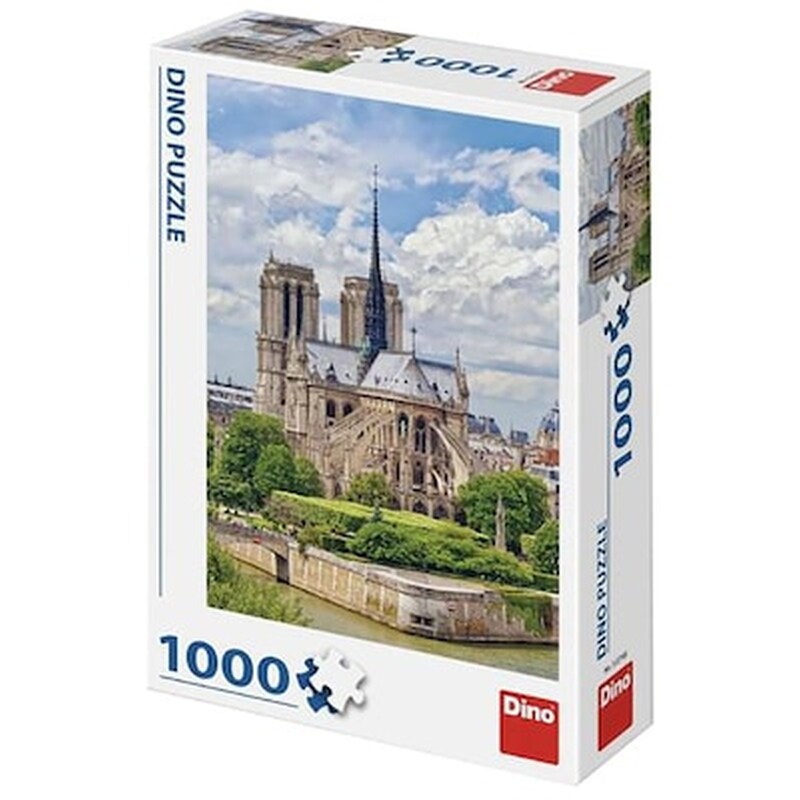 Παζλ 1000 Τεμ Notre-dame Cathedral 23x32x7cm Dino 532748