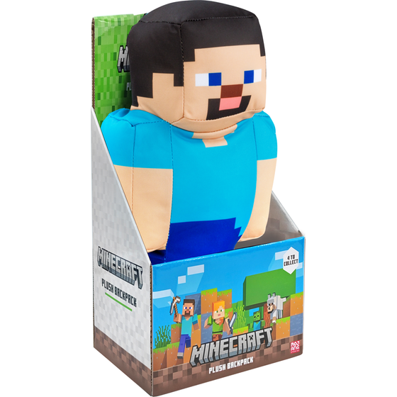 Λούτρινο Minecraft Backpack (30cm) 1 Τμχ - Τυχαία Επιλογή Σχεδίου image 0