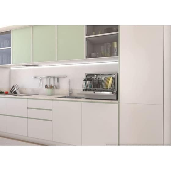 CANDY CP 6E51LS για 6 Σερβίτσια Ασημί Πλυντήριο Πιάτων Πάγκου image 10