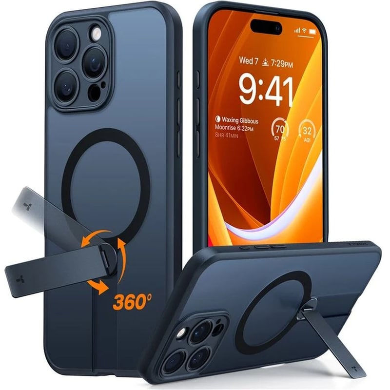 Θήκη Apple iPhone 16 Pro - Torras Pstand Spin - Black