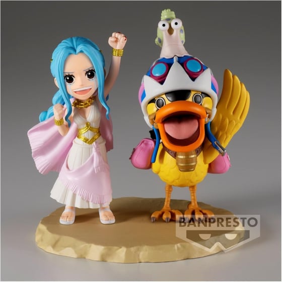 Banpresto WCF Log Stories: One Piece - Nefeltari Vivi & Karoo Statue (7cm) (89559) image 4
