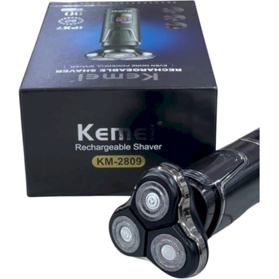Ξυριστική μηχανή Kemei KM-2809 Μαύρο image 5