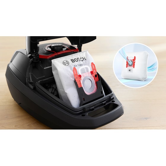 BOSCH BGL8POW3A 890 W με Σακούλα 5 L Μαύρη Ηλεκτρική Σκούπα image 5