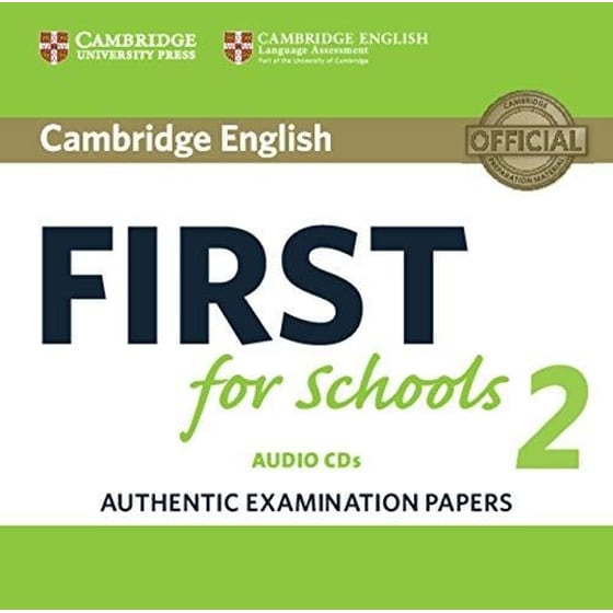Cambridge English First for Schools 2 Audio CDs (2) image 0