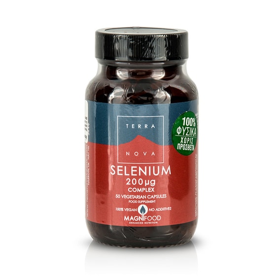 Συμπλήρωμα Διατροφής Terranova Selenium Complex 200μg - 50 Κάψουλες image 0