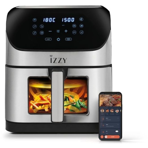 IZZY IZ-8238 με Wi-Fi 1800 W 8 L Inox Φριτέζα Αέρος image 1