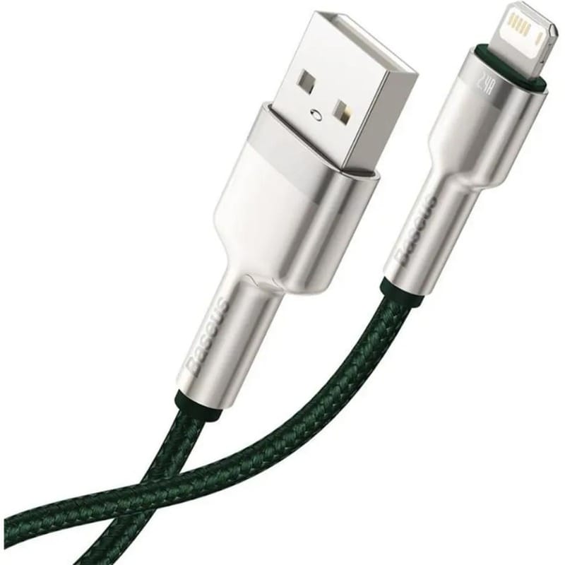 Baseus Καλώδιο CALJK-A06 USB-A σε USB-A 1m Πράσινο